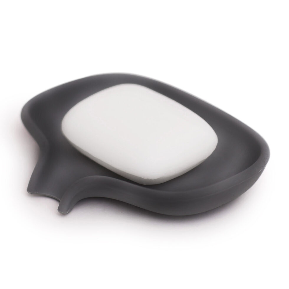 Porte-savon gris grand modèle 