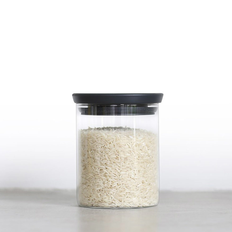 Boîte en verre empilable 0.6lt 