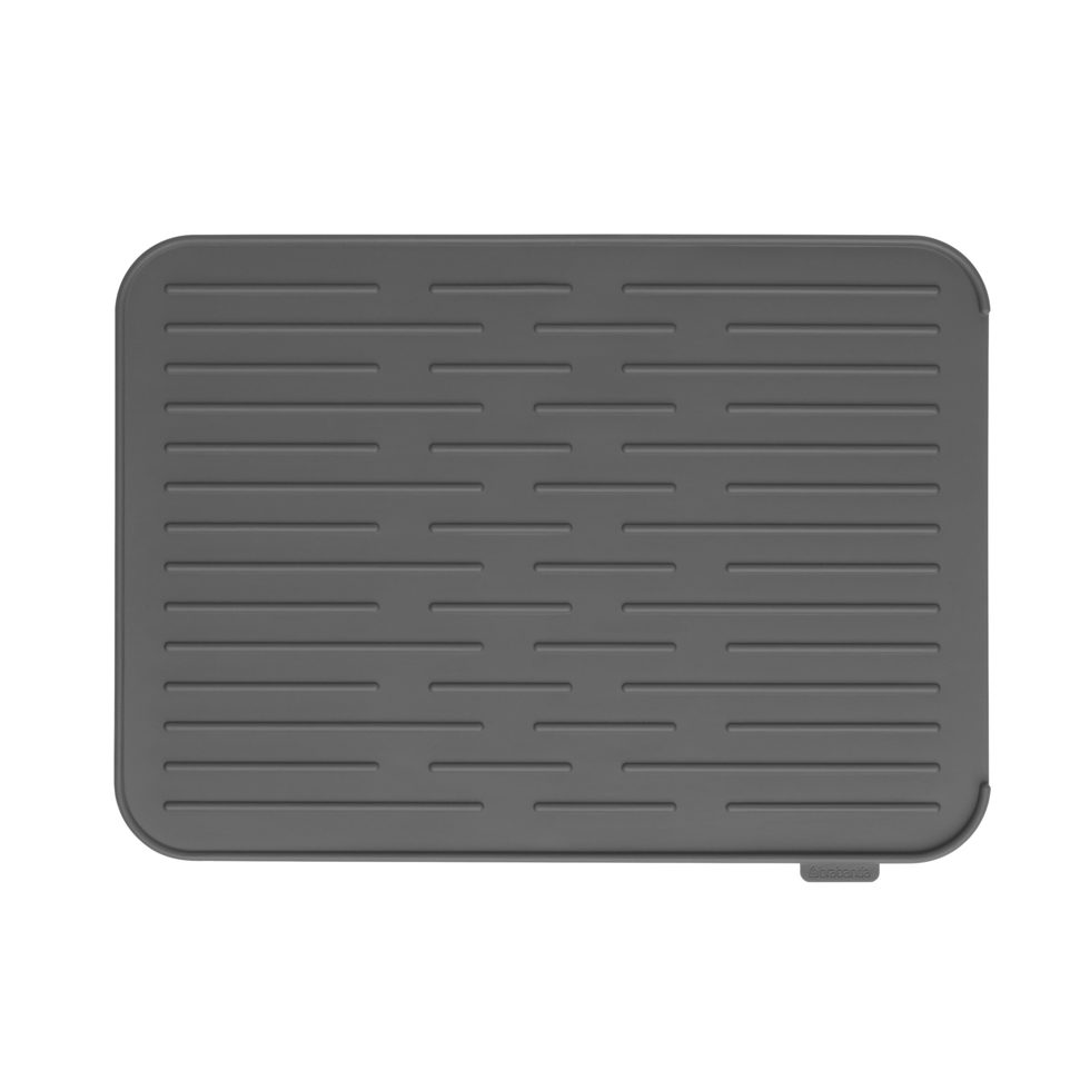 tapis de drainage silicone gris mat 
