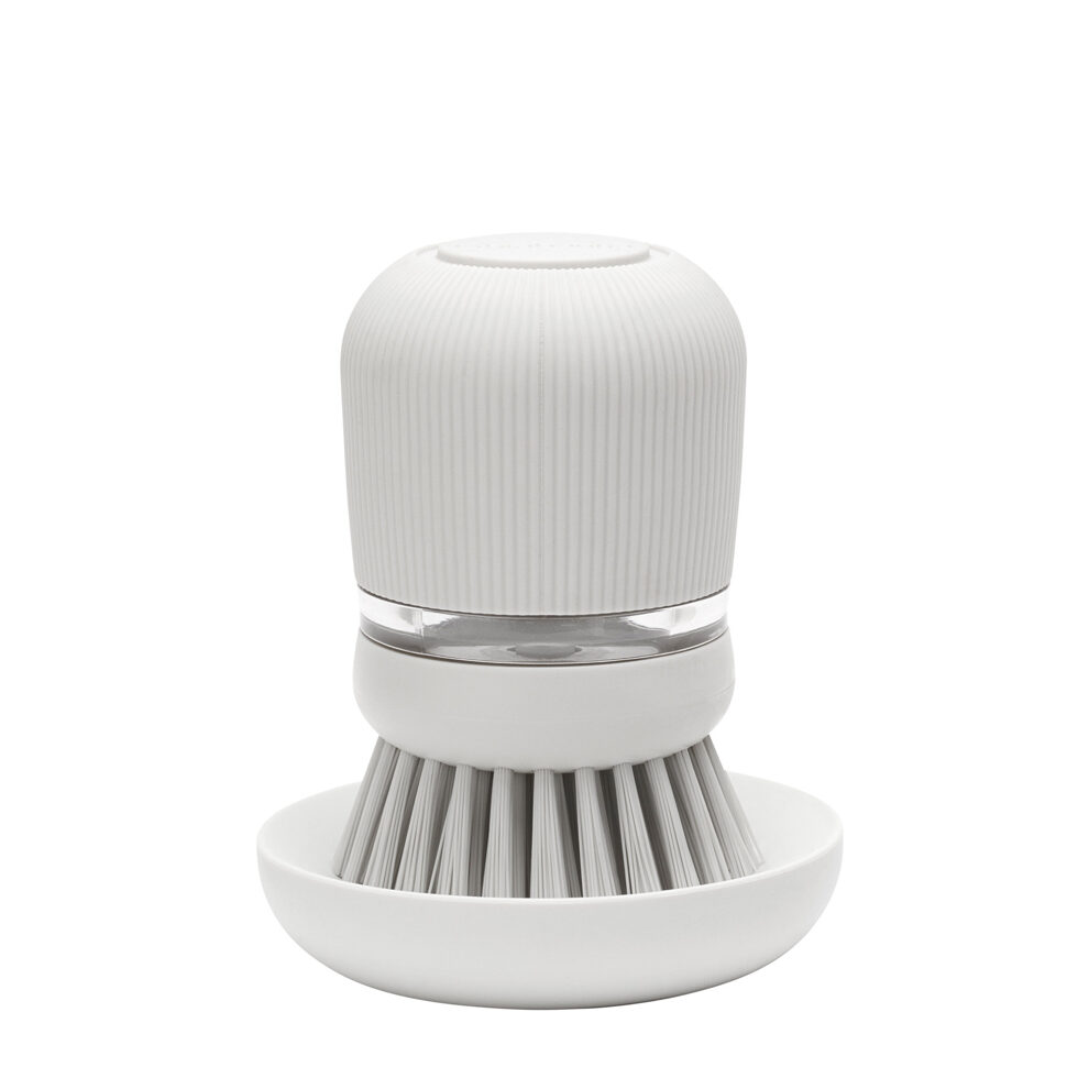 Brosse à vaisselle gris clair 