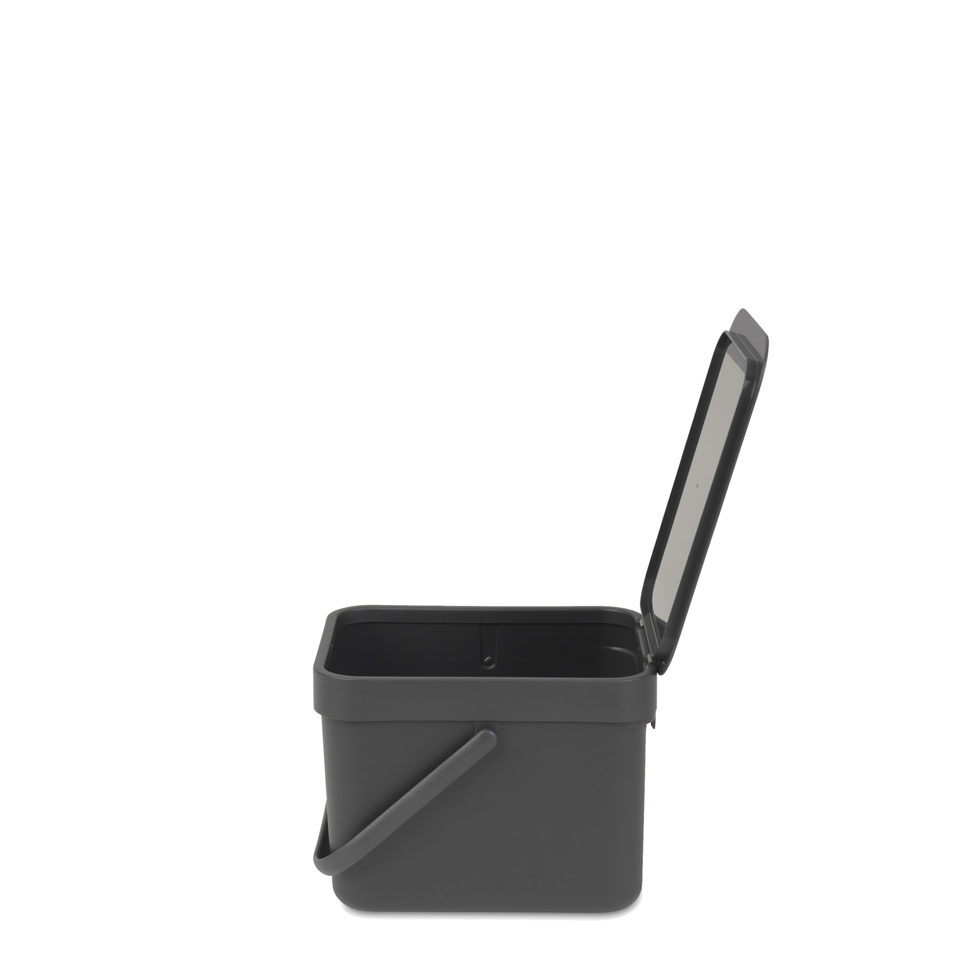 Abfalleimer Sort & Go dunkelgrau 6lt 