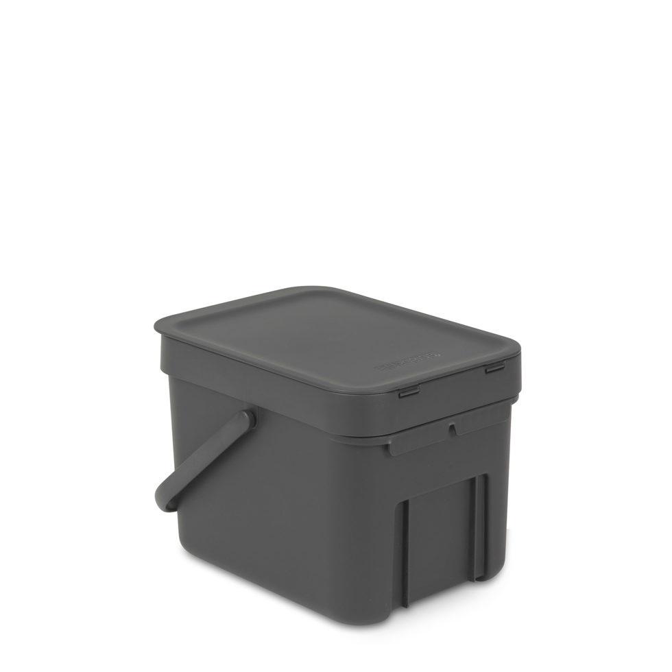 Abfalleimer Sort & Go dunkelgrau 6lt 