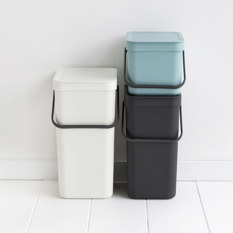 Abfalleimer Sort & Go dunkelgrau 6lt 