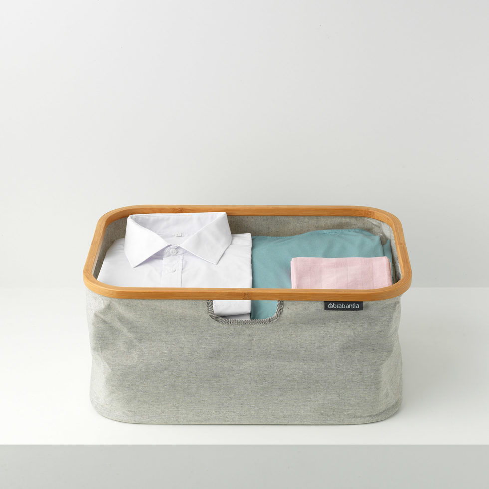 Panier à linge gris 40 lt 