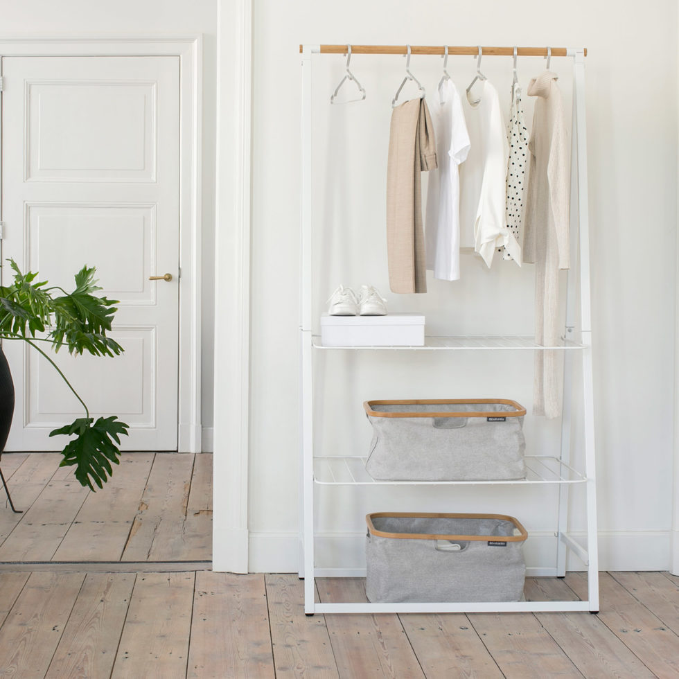 Panier à linge gris 40 lt 