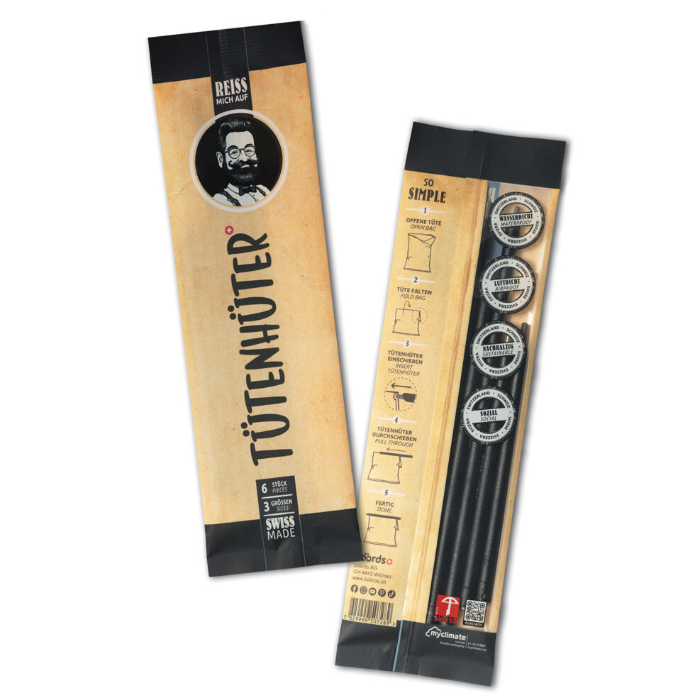 Tütenhüter schwarz 6er 