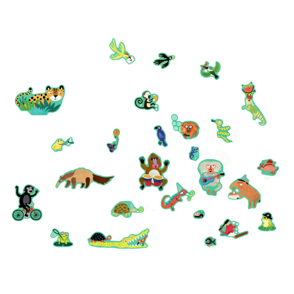 Stickerbuch Im Dschungel 