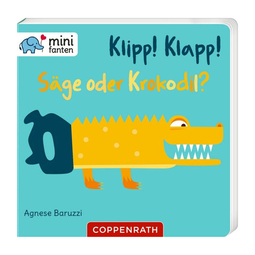 Klipp! Klapp! 
Säge oder Krokodil? 