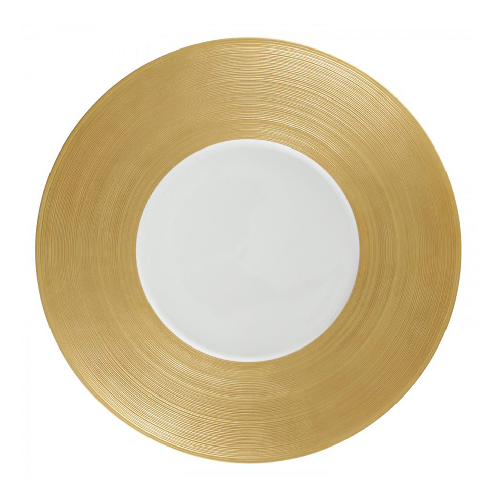HEMISPHERE GOLD
Plate flat 32 cm 