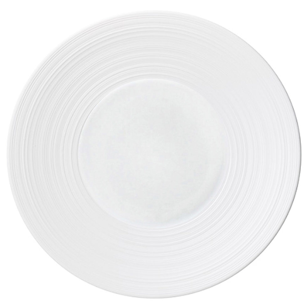 HEMISPHERE WEISS
Platte rund 32 cm 