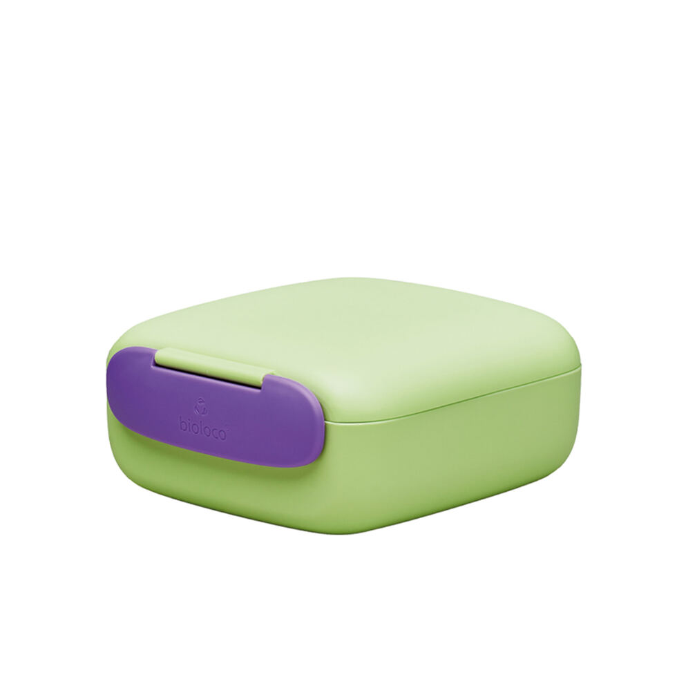 Lunchbox quadrat 
lime/violet 