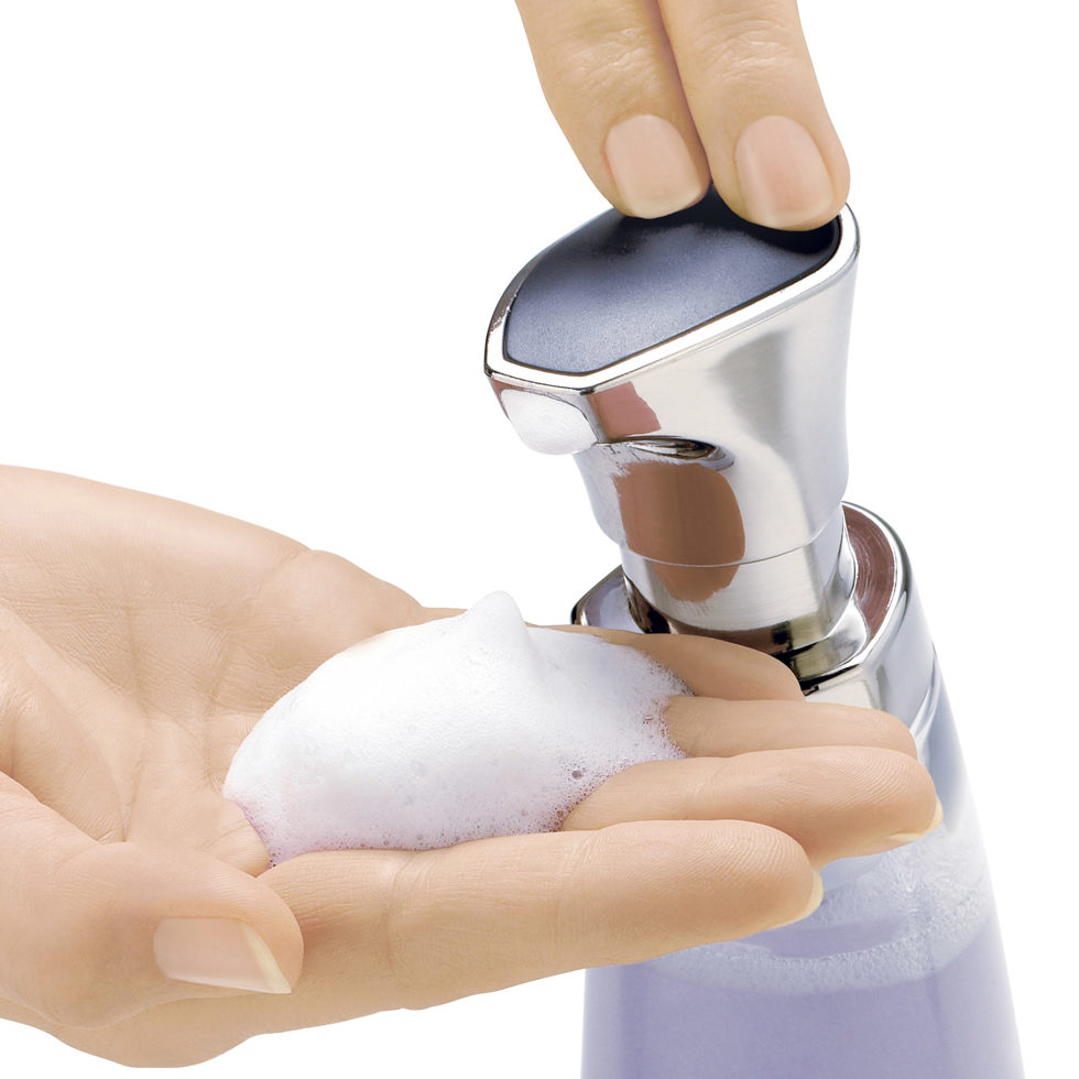 Seifendispenser mit Saugnapf 