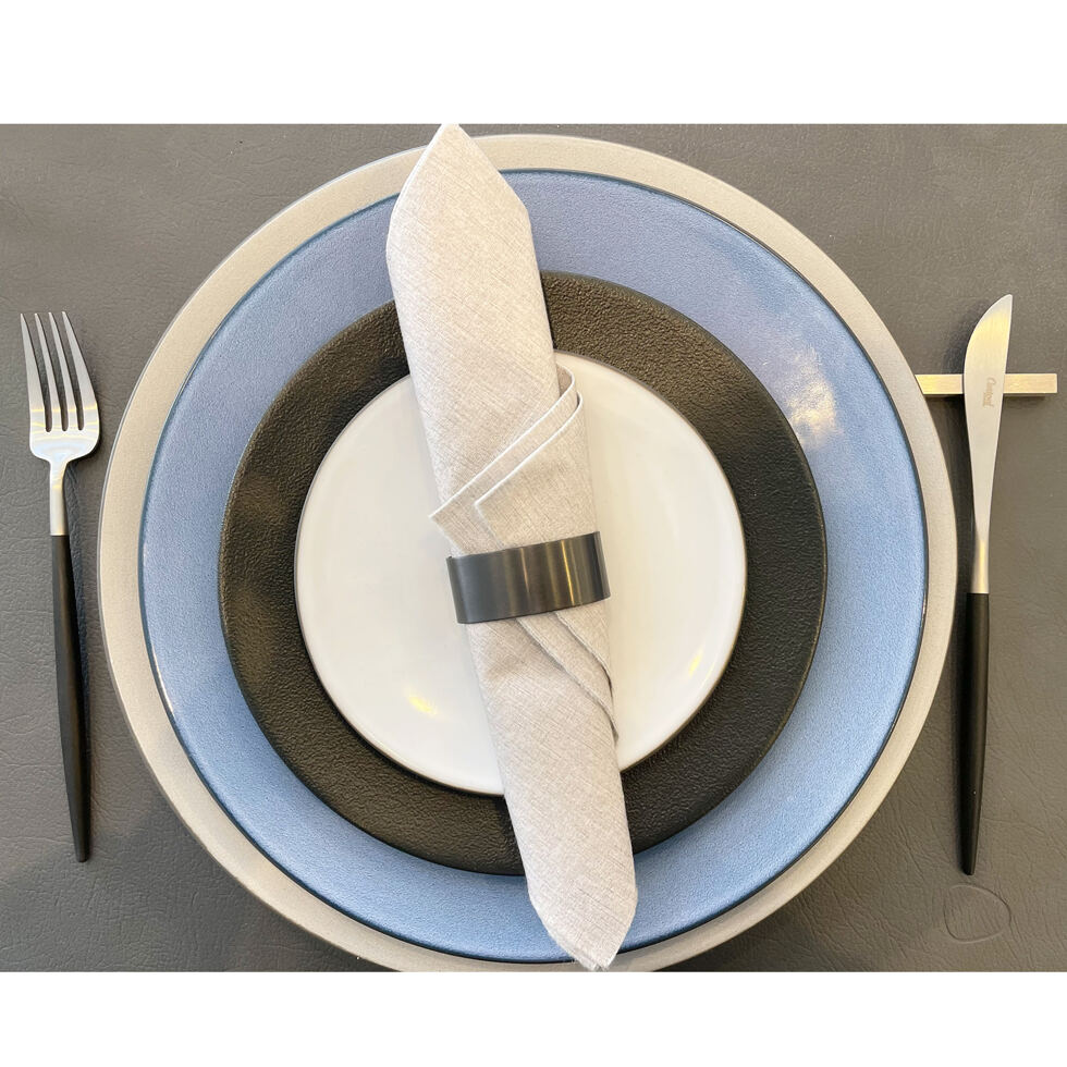 Napkin ring black 