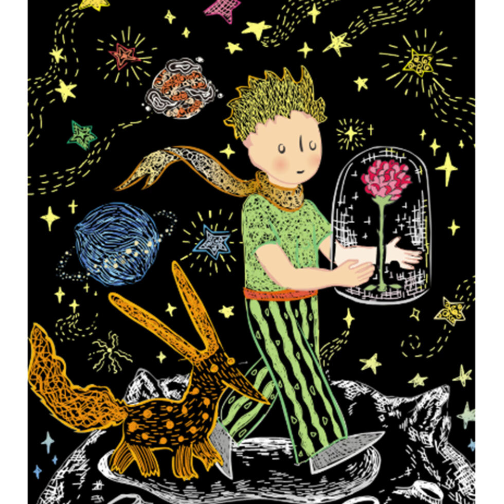 The Little Prince
Scratching pictures book 