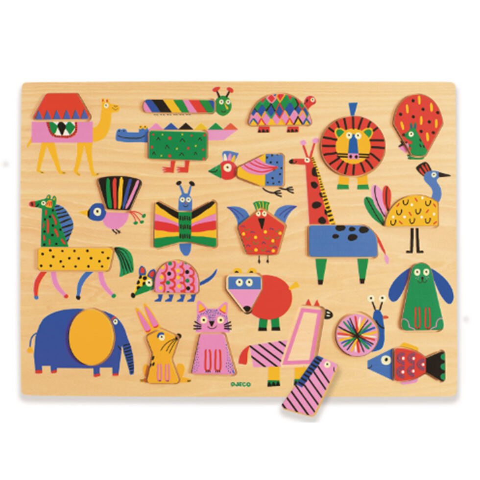 Puzzle Geo Animals Puzzle Geo Animals