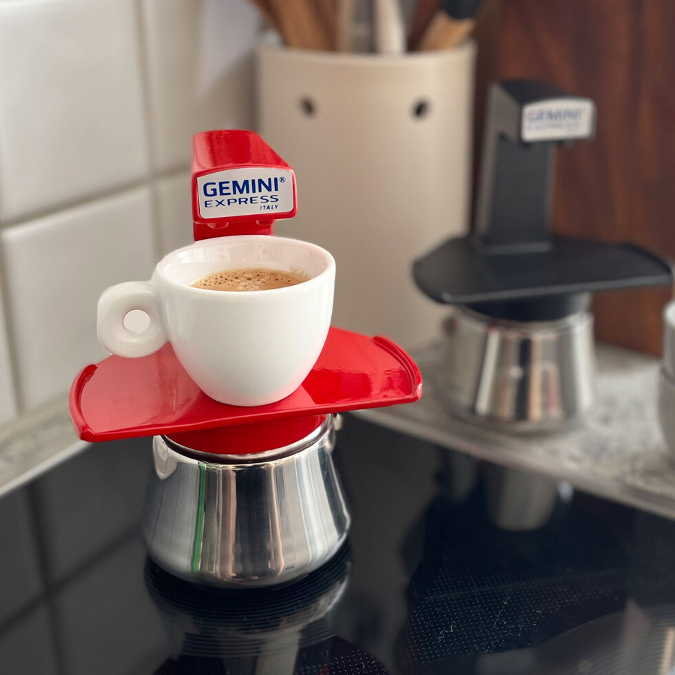 Cafetière expresso Gemini rouge 
