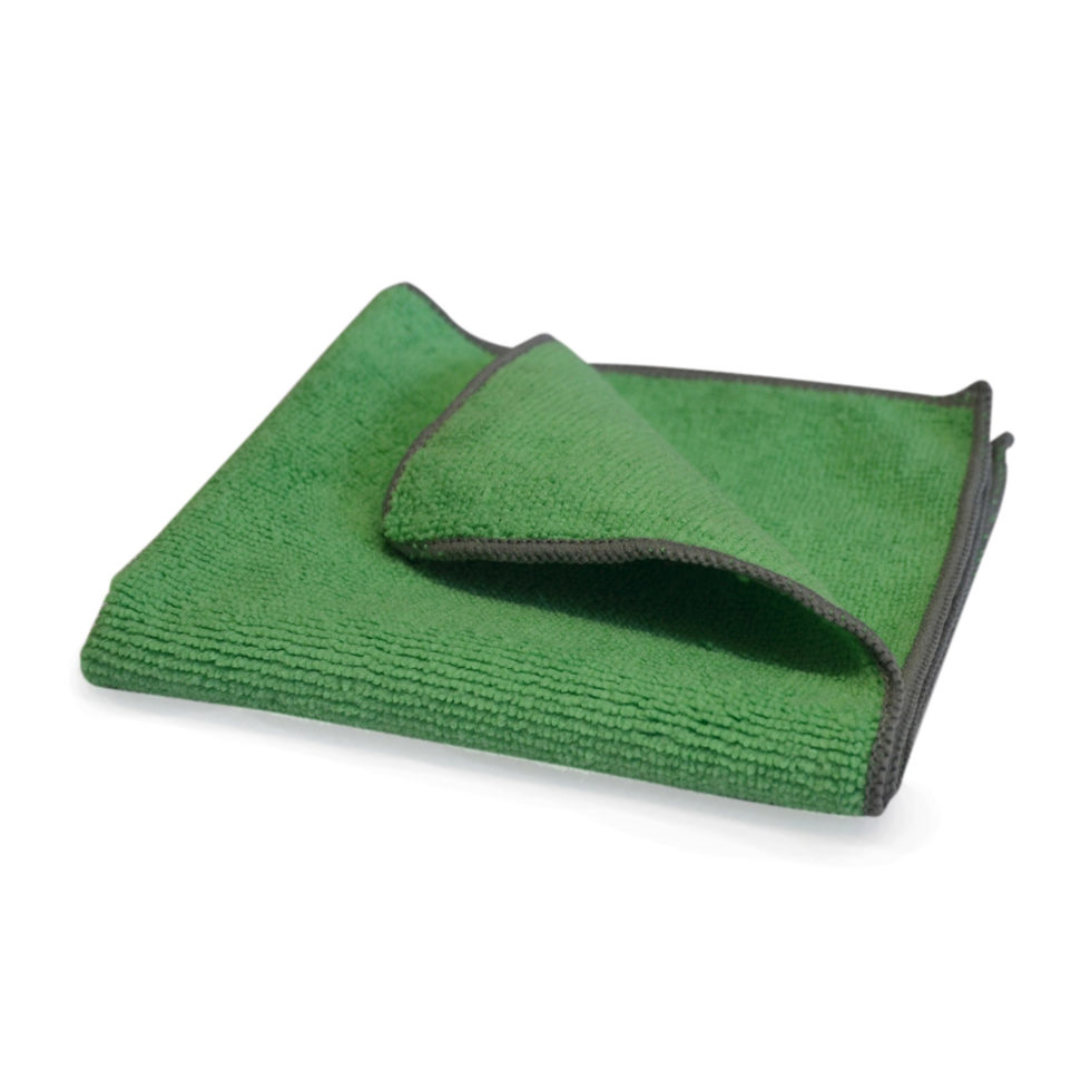 Tissu microfibre vert 