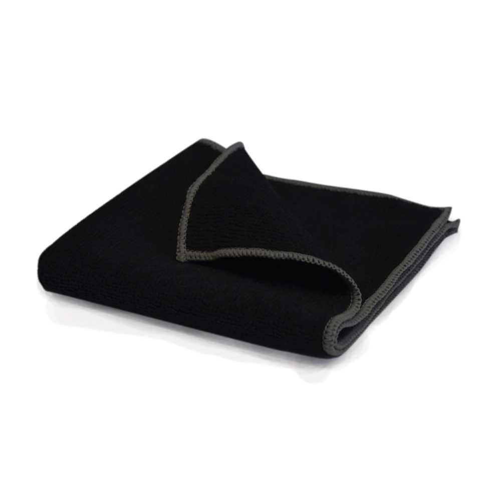 Chiffon microfibre noir 