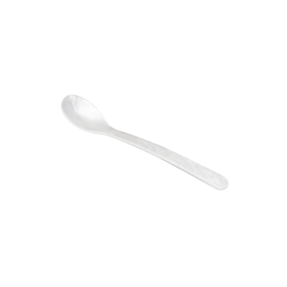 Spoon acrylic glass mother-of-pearl 