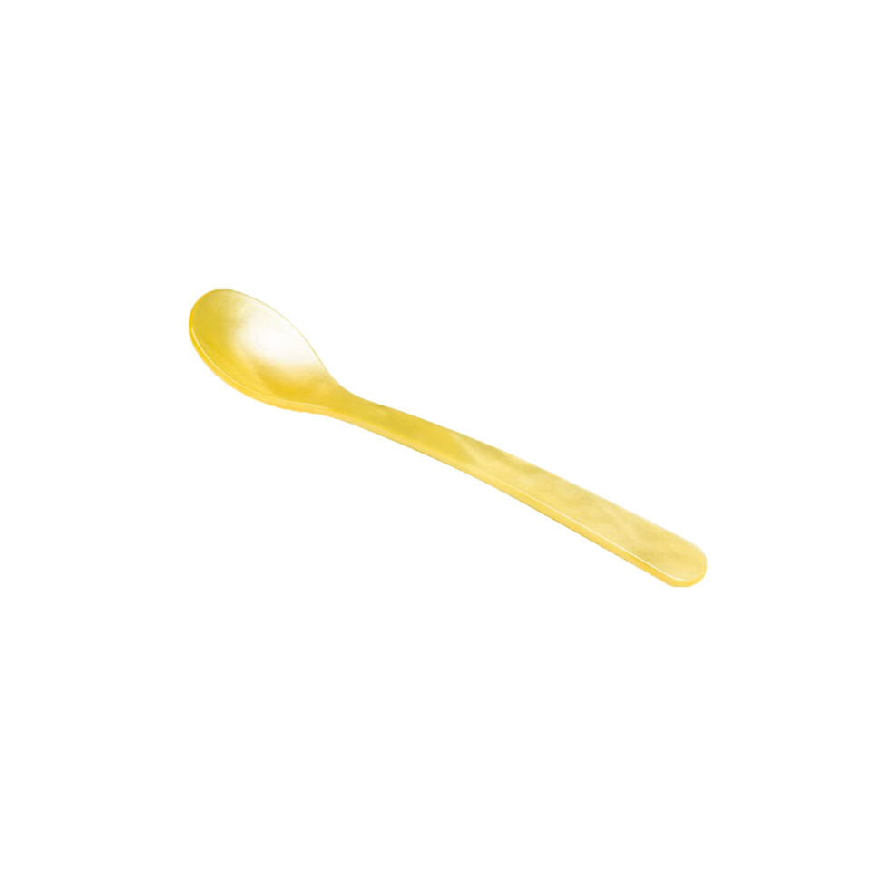 Spoon acrylic glass yellow 