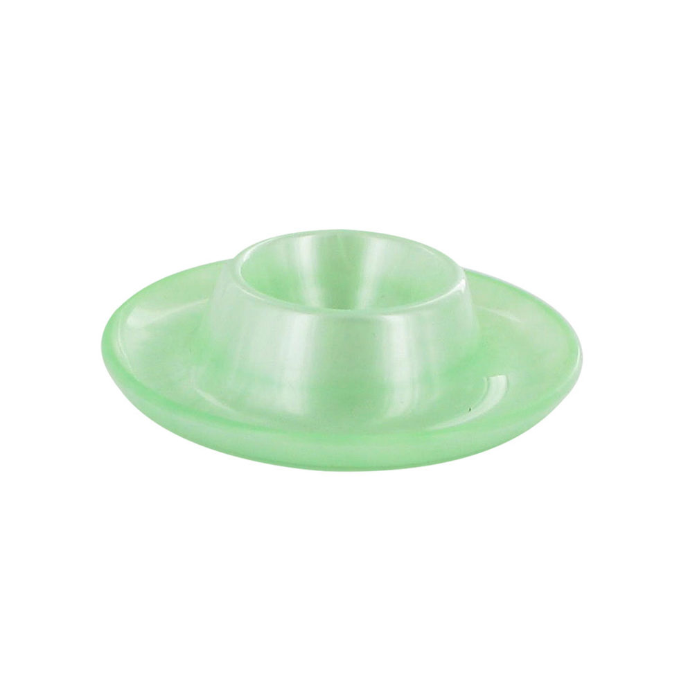 Coquetier verre acrylique vert pomme Coquetier verre acrylique vert pomme