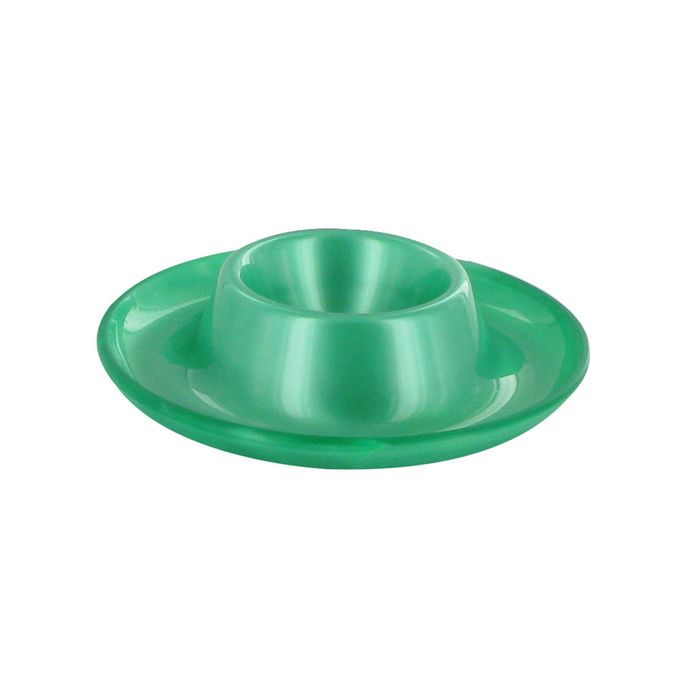 Egg cup acrylic glass green 