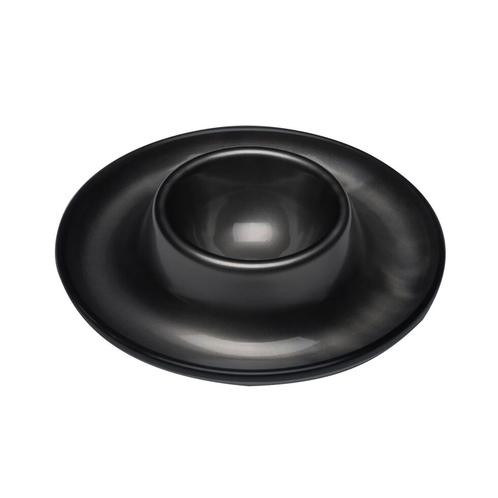 Egg cup acrylic glass anthracite 