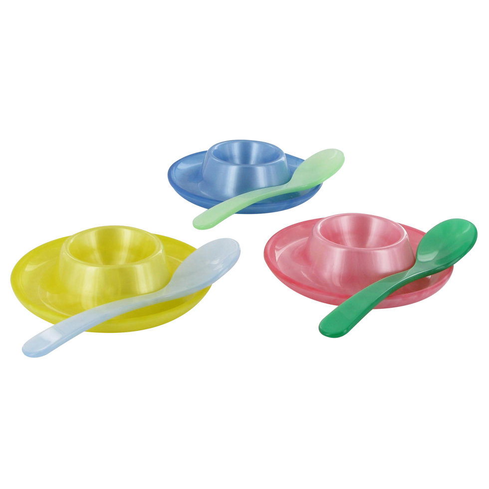 Egg cup acrylic glass green 