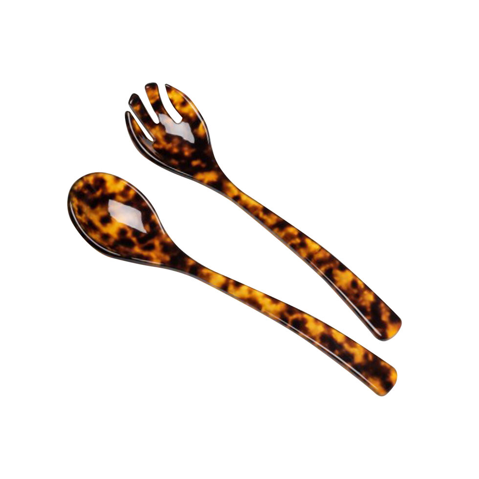 Acrylic glass salad servers
Tortoiseshell 
