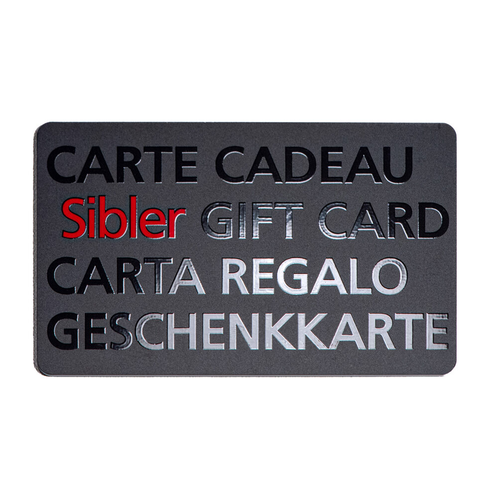 Sibler Gutscheinkarte 