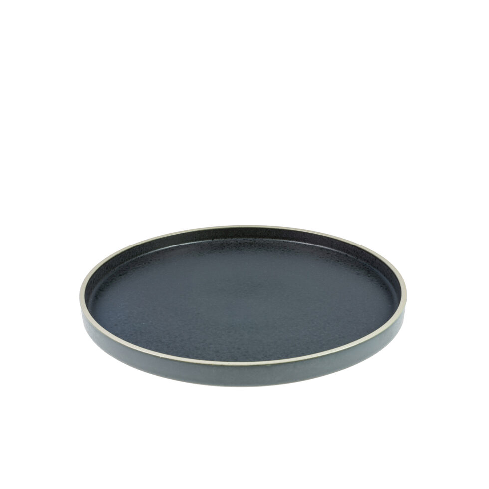 Assiette plate
noir 20 cm 