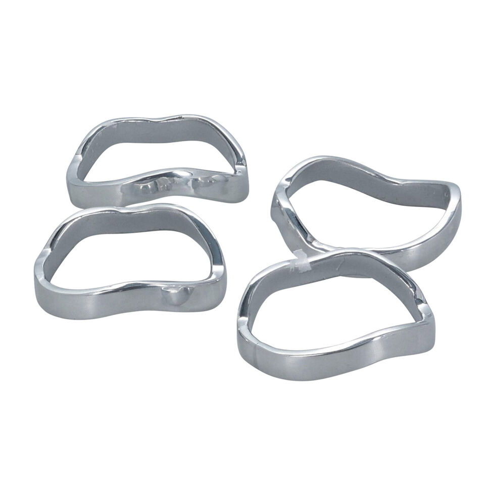 Serviettenring 4er Set
silber glanz 
