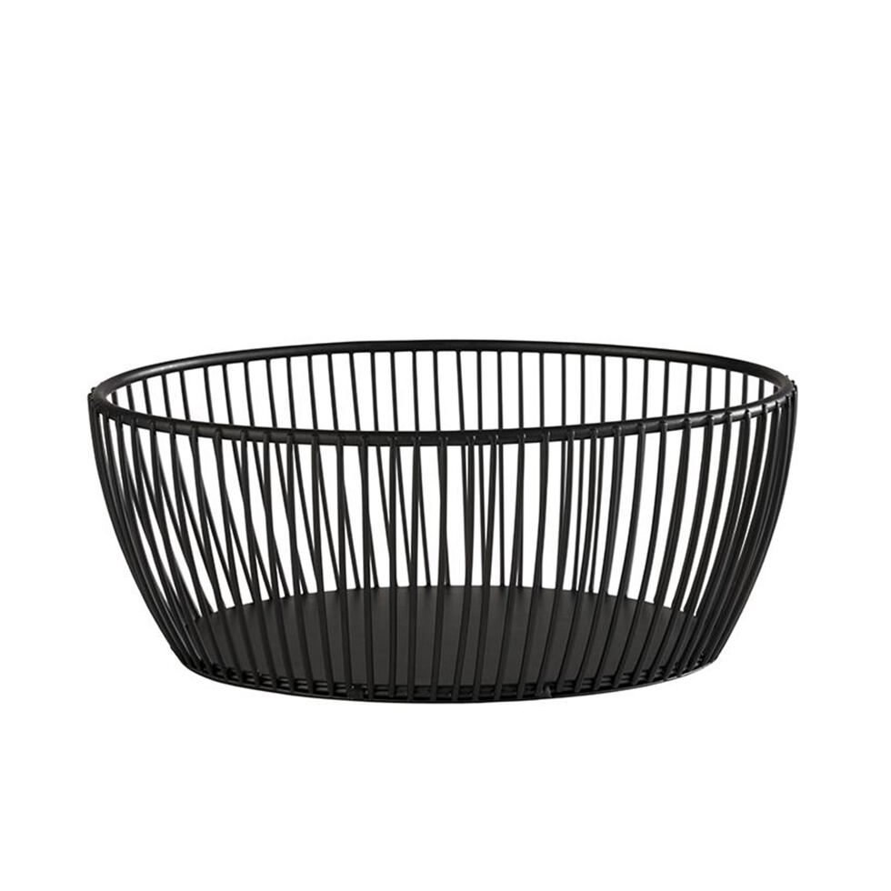 Corbeille ovale noire
24 cm 