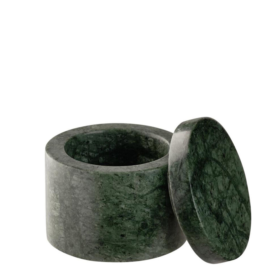 Salzgefäss Marmor
grün 