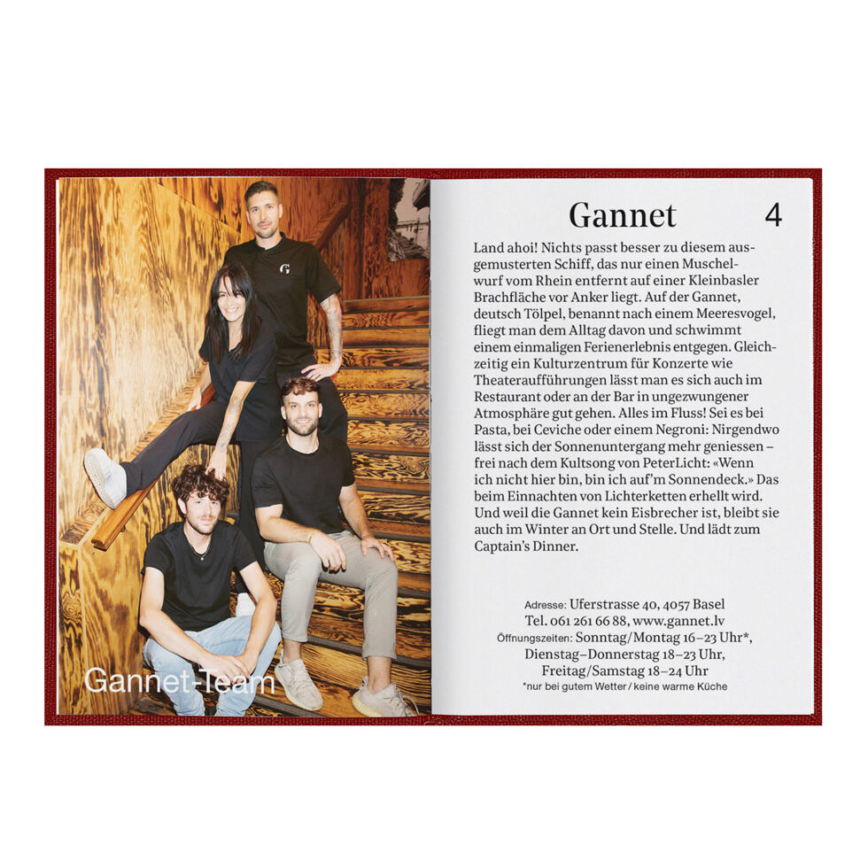 Vorbestellung möglich:
Essen gehn! Basel 
Gutscheinbuch 2026 / 2027 Essen gehn! Basel Gutscheinbuch