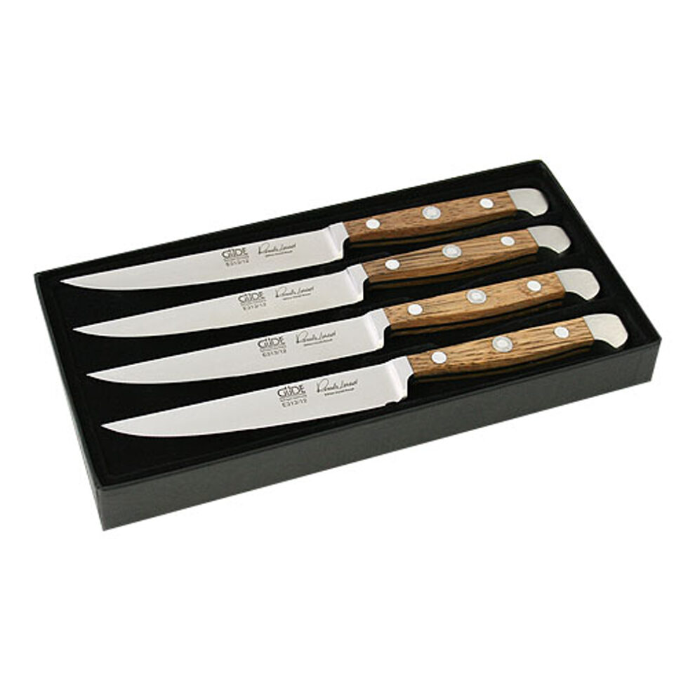 ALPHA FASSEICHE
Steak knife set 4 pieces smooth blade 12.5 cm 