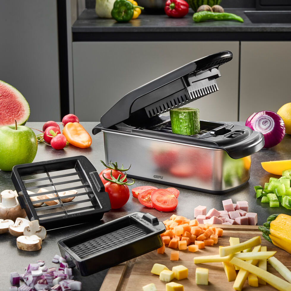 Coupeuse de cubes et de stylos 