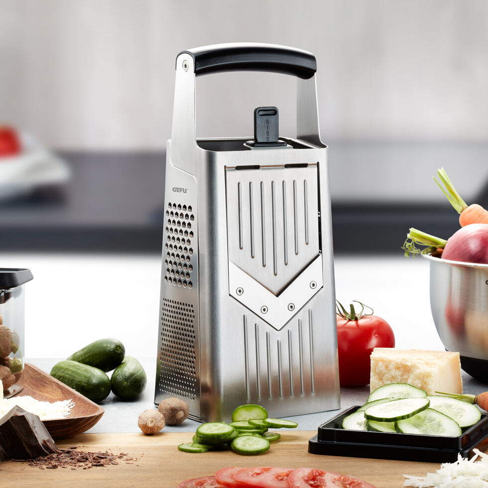 Râpe carrée avec rabot en V 