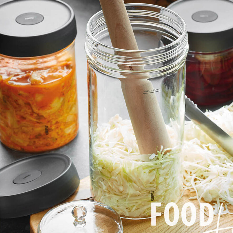 Bocal de fermentation avec poids 1lt 