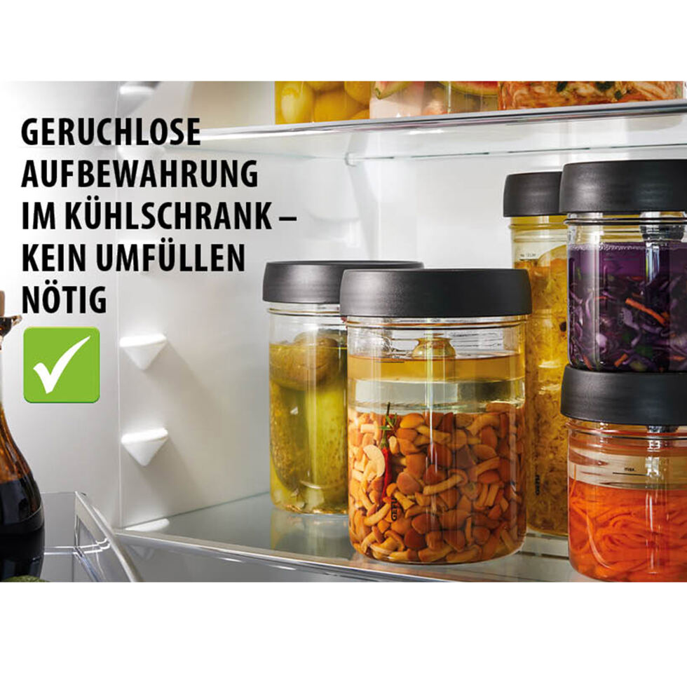 Bocal de fermentation avec poids 1lt 