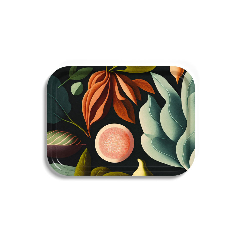 Plateau Feuilles Rectangle
27x20 cm 