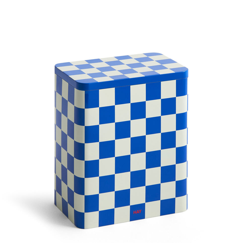 Boîte bleue/blanche 