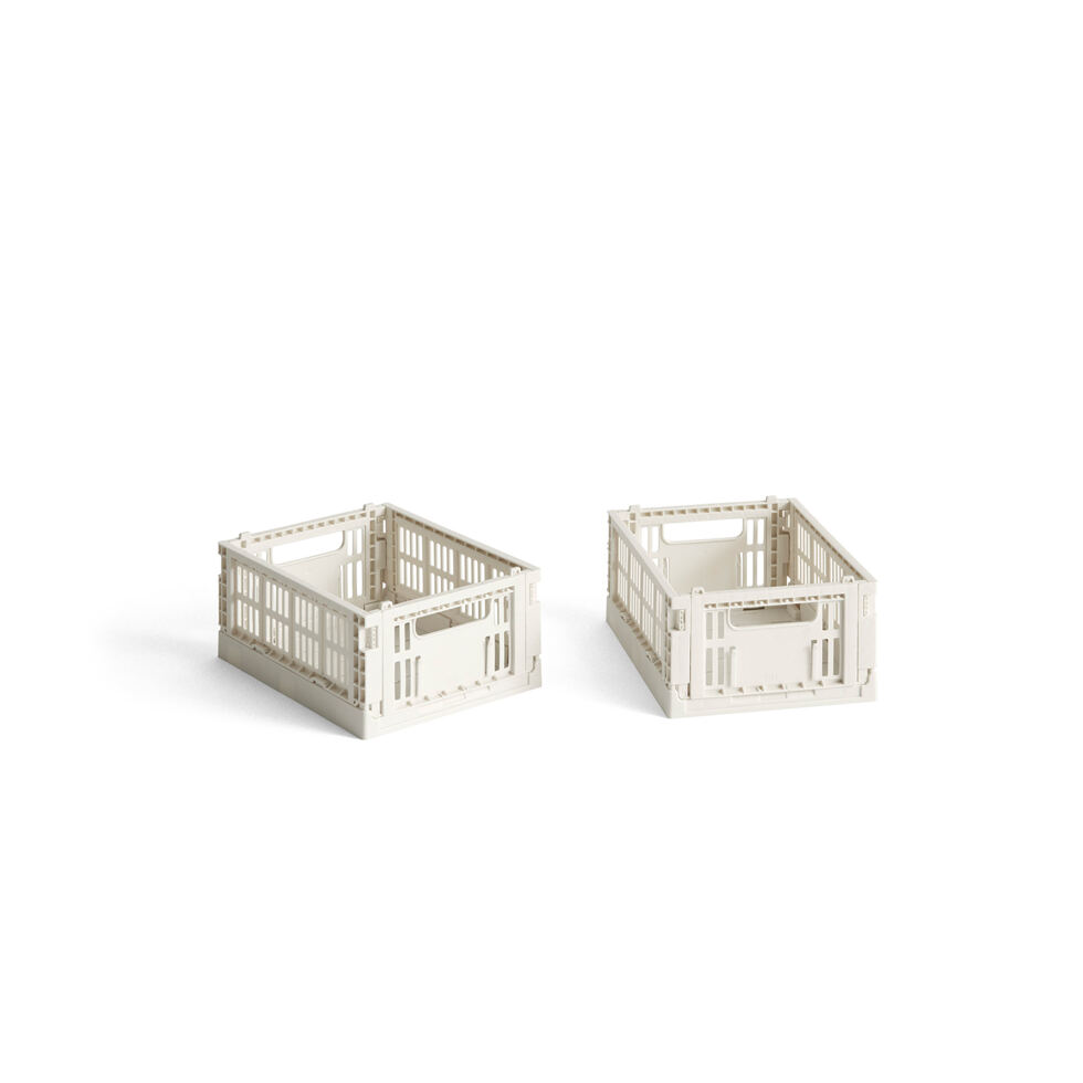 Folding crates XS set of 2
white 