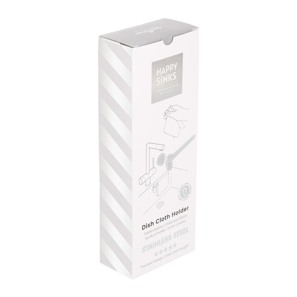 Cloth holder for sink chrome 