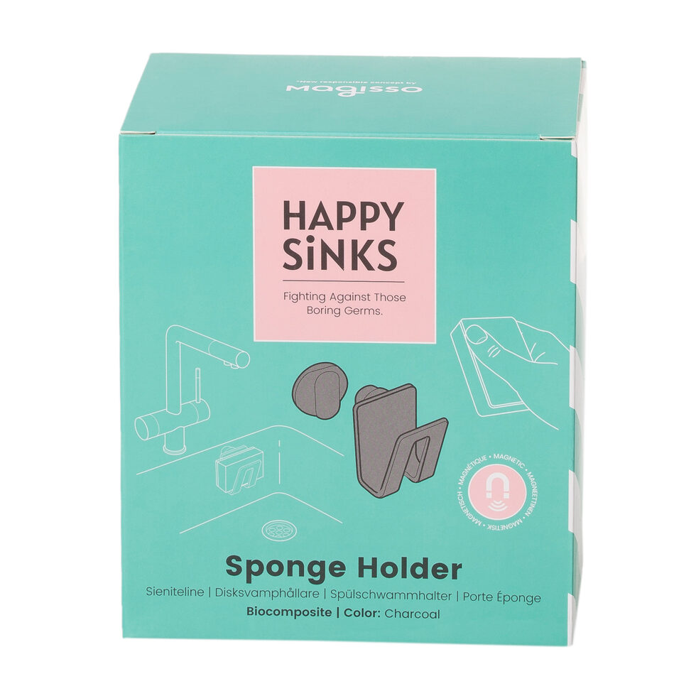 Sponge holder for sink black 