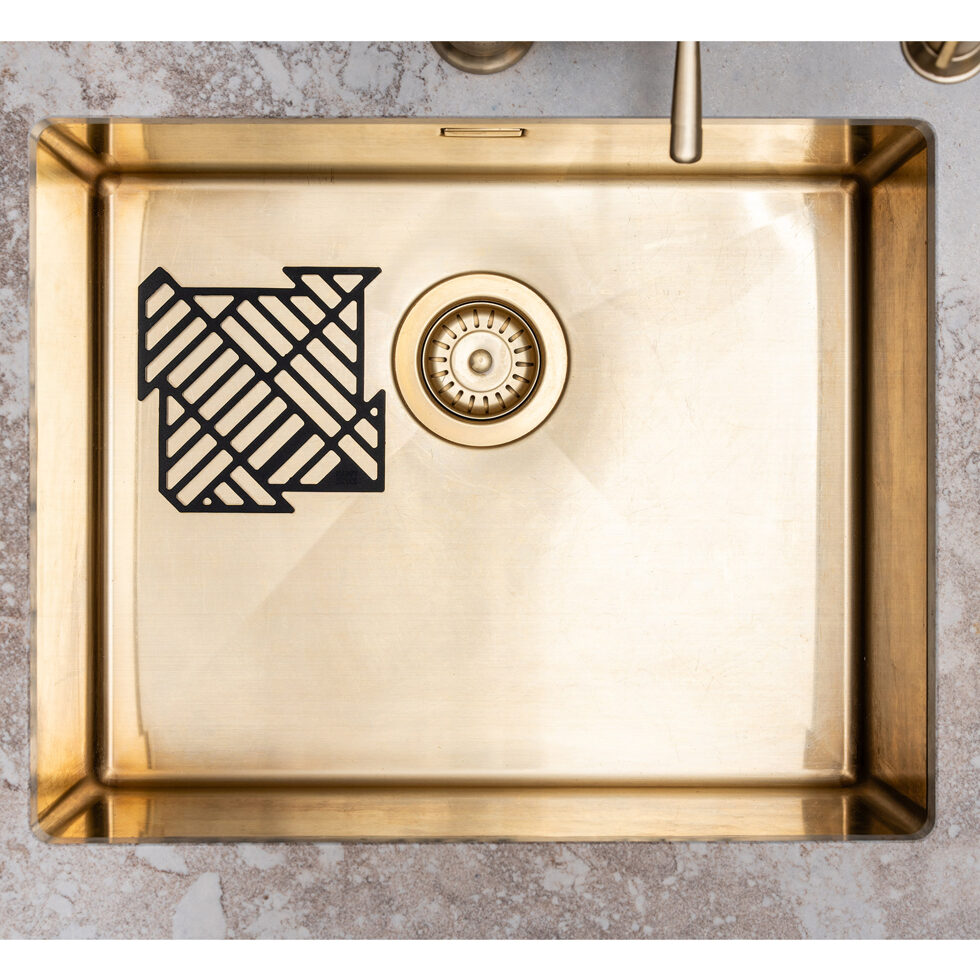 Spülbeckenmatte Puzzle schwarz
4er Set 