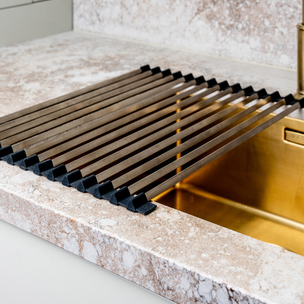 Spülbecken-Abdeckung chrom 