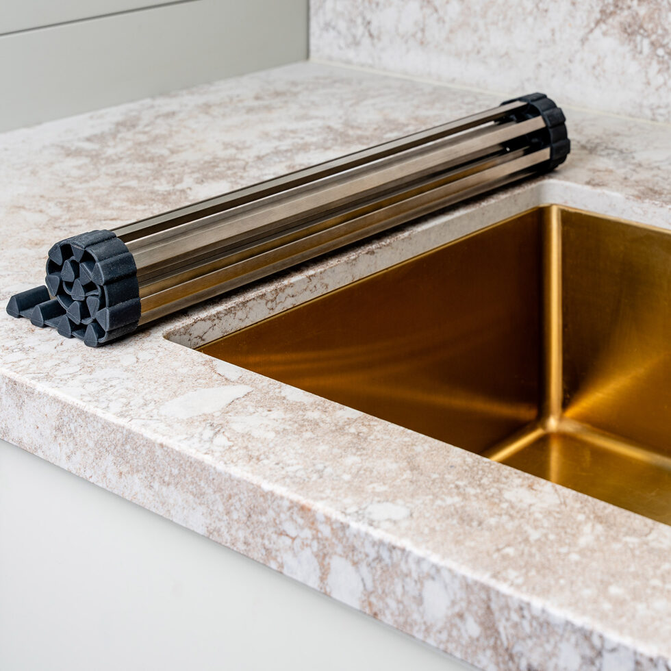 Spülbecken-Abdeckung chrom 