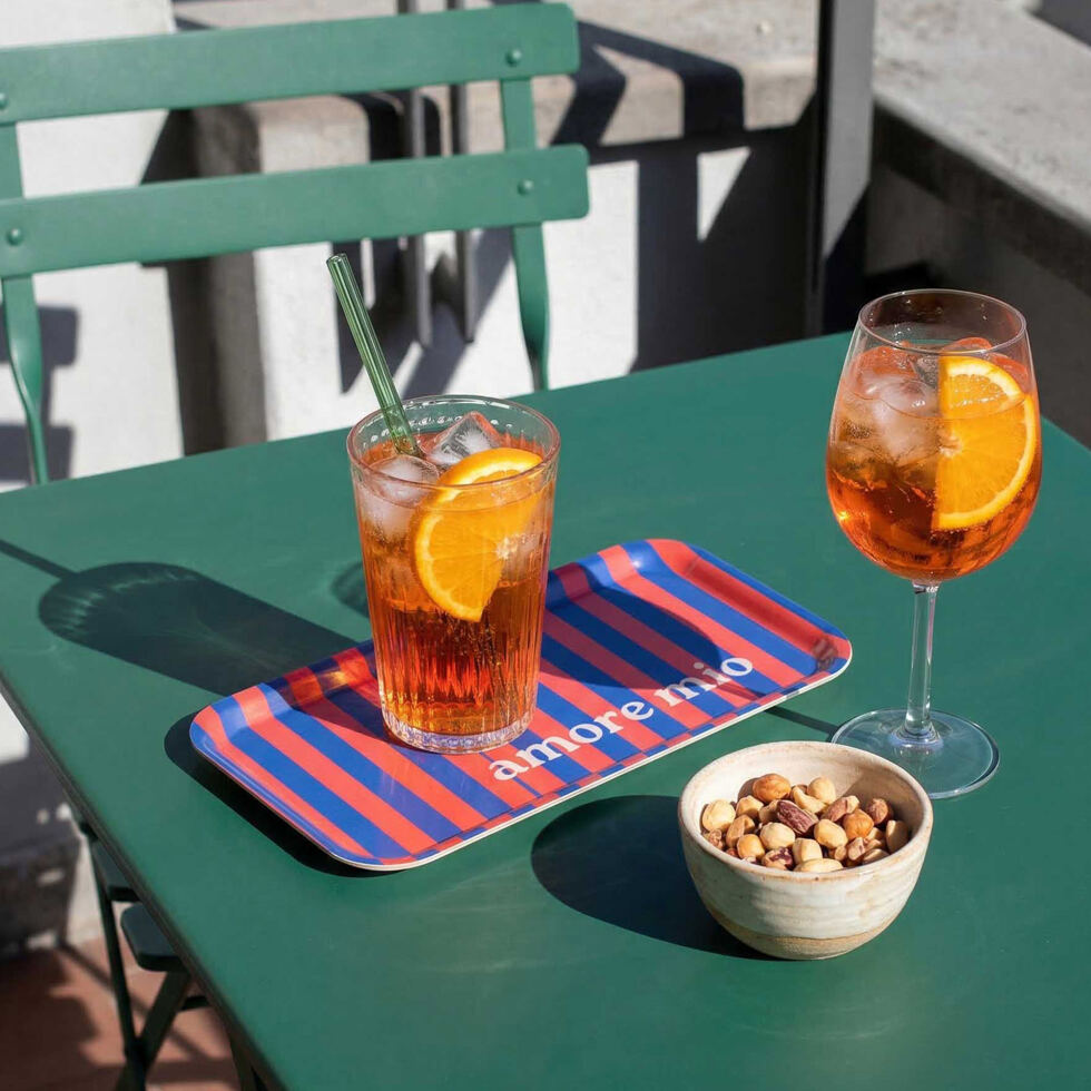 Serviertablett - amore mio
27 x 13cm 