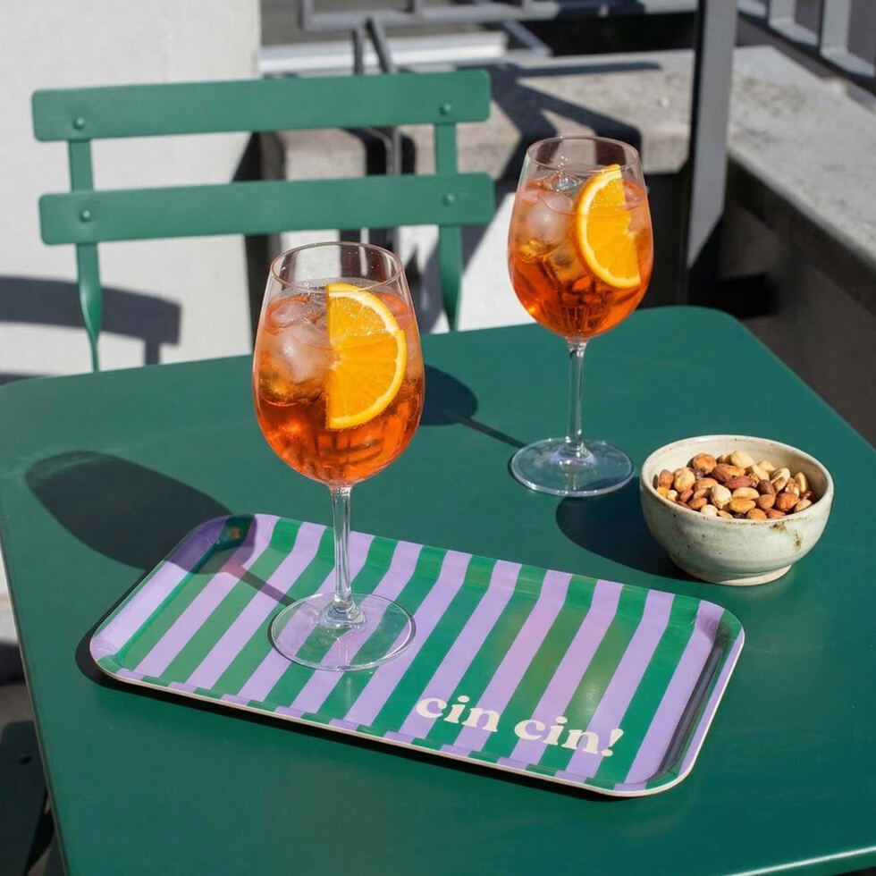 Serviertablett - cin cin!
27 x 13cm 